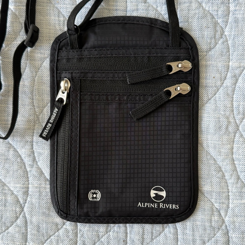 Alpine Rivers Travel Neck Wallet - Picture 4 of 4